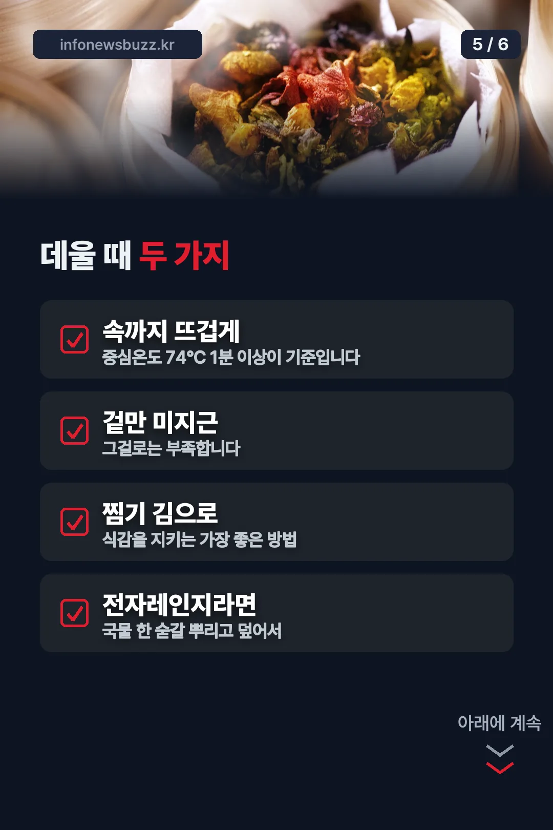 재가열 기준