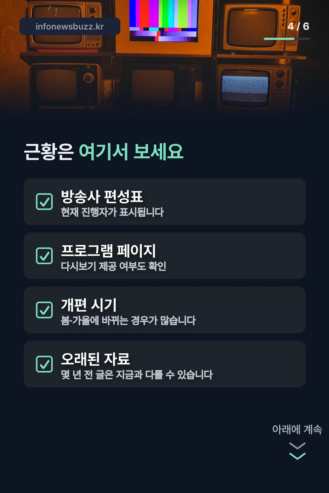 근황 확인 방법