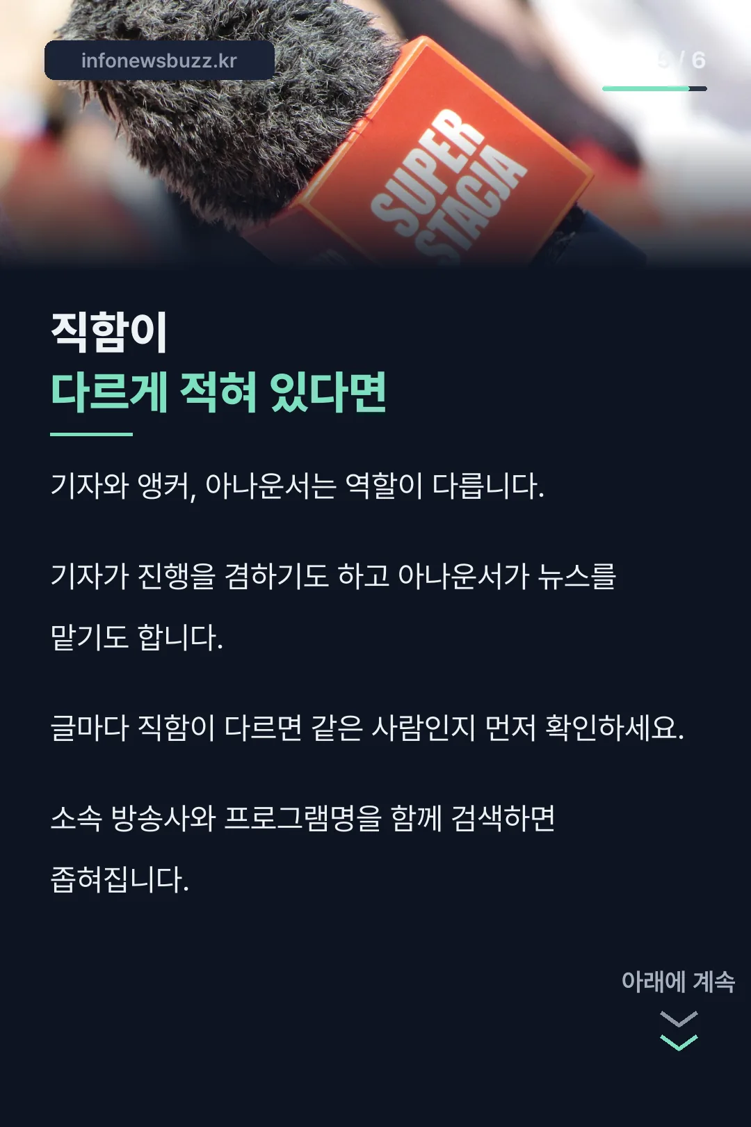 직함 구분 안내