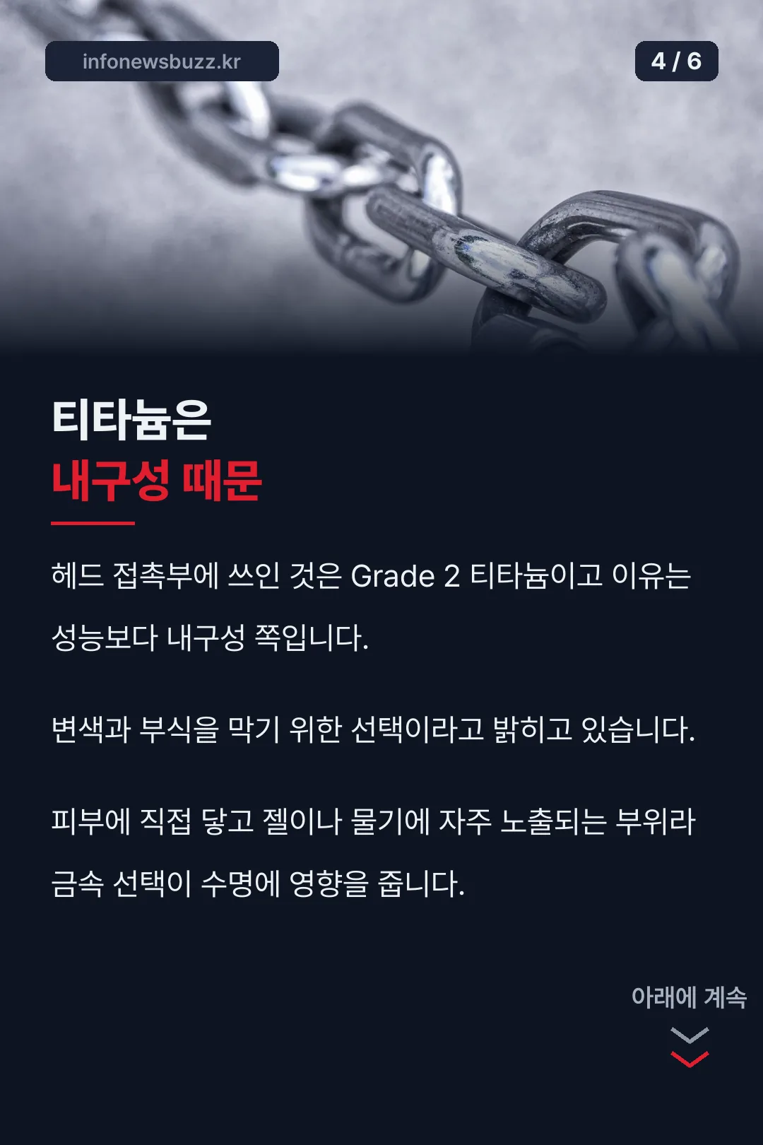 티타늄 접촉부