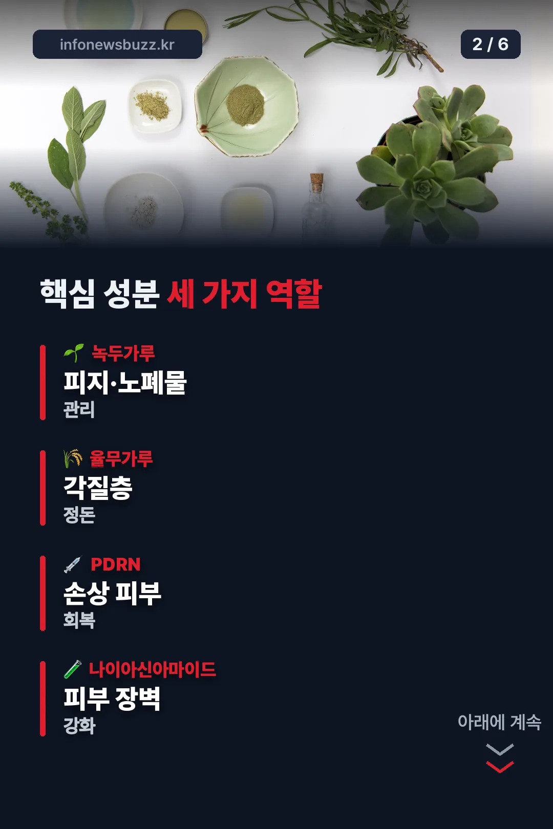 핵심 성분 세 가지