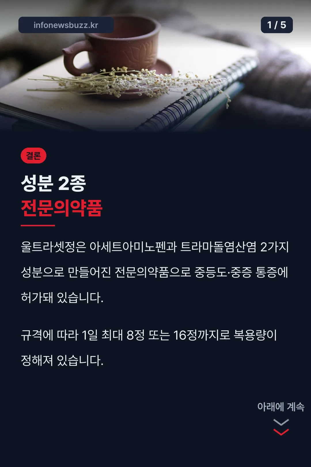 울트라셋정 결론